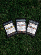 Ace Organix Sweet and Spicy beef jerky bundle product shot